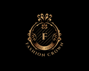 Royalty Luxury Ornament logo design