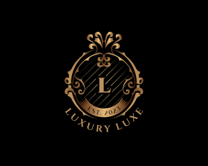 Royalty Luxury Ornament logo design