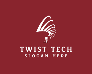 Twist - Tornado Wave Media logo design