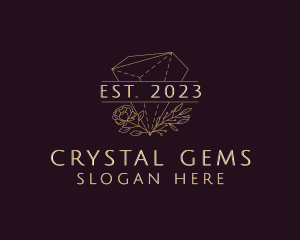 Flower Gemstone Boutique logo design