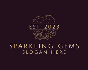 Flower Gemstone Boutique logo design