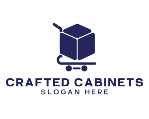 Cabinetry - Box Shopping Cart logo design