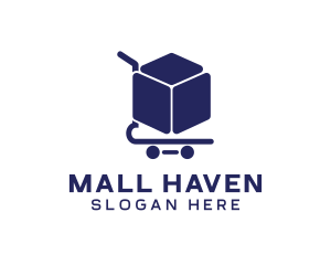 Box Shopping Cart logo design