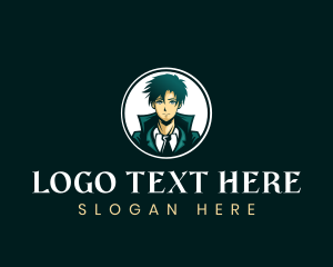 Anime Comics Character logo design