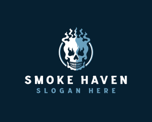 Smoke Skull Avatar logo design