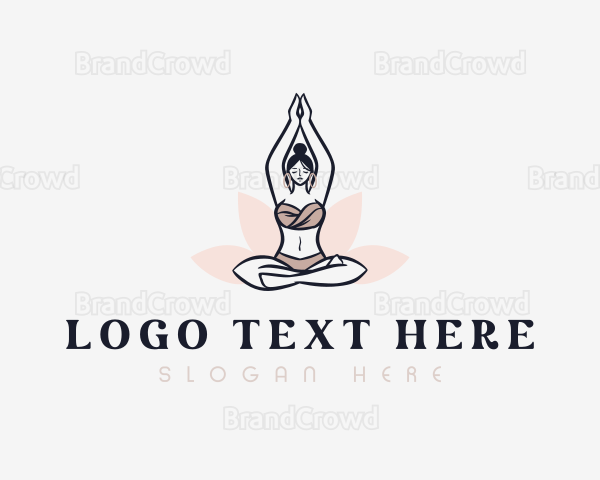 Lotus Meditation Wellness Logo