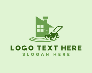 Home Grass Lawn Mower  Logo