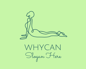 Yoga Stretch Pose Logo