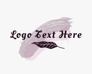 Makeup - Organic Leaf Brand logo design