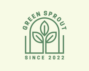 Organic Seedling Garden logo design