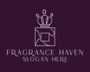 Deluxe Perfume Bottle logo design