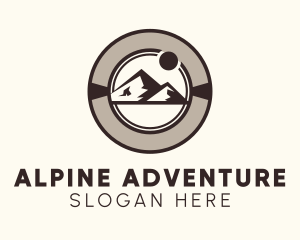 Alpine - Mountaineering Alpine Travel logo design