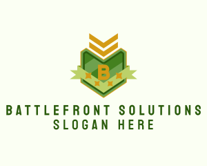 Warfare - Army Insignia Military logo design