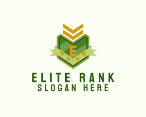 Rank - Army Insignia Military logo design