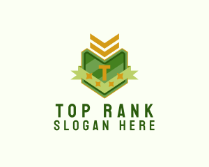 Ranking - Army Insignia Military logo design