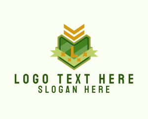 Ranking - Army Insignia Military logo design