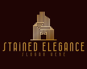 Elegant Tower Architecture logo design