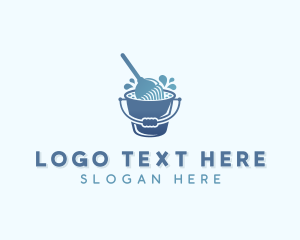 Clean - Cleaning Bucket Housekeeping logo design