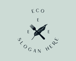 Vegan Food Restaurant logo design