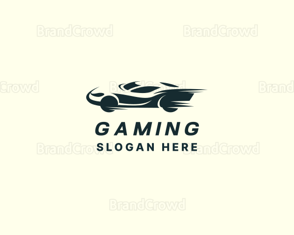 Fast Racing Car Logo