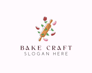 Baking Rolling Pin  logo design