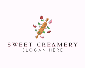 Baking Rolling Pin  logo design