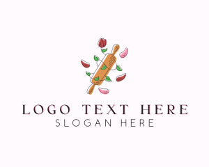 Confectionery - Baking Rolling Pin logo design