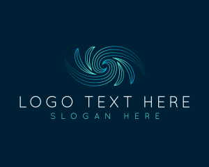 Abstract - Abstract Wave Vortex logo design