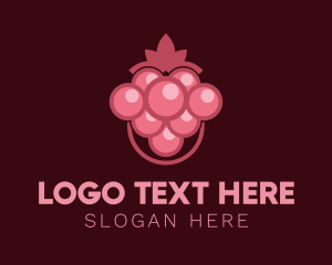 Fruit - Bubblegum Grape Raisin logo design