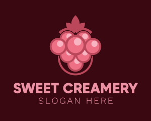 Bubblegum Grape Raisin logo design