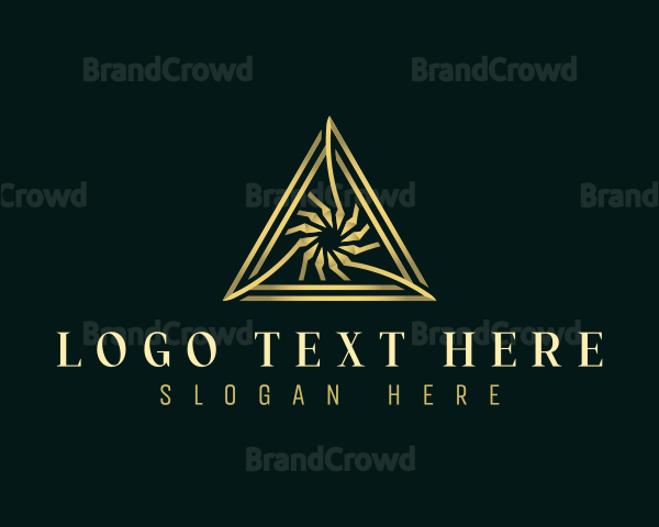 Luxury Vortex Triangle Logo