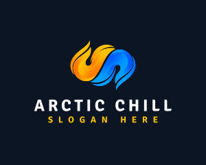 Cold - Cold Fire Ventilation logo design