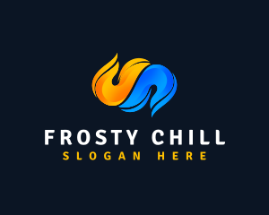 Cold - Cold Fire Ventilation logo design