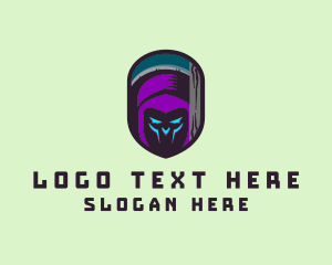 Death - Demon Death Reaper logo design