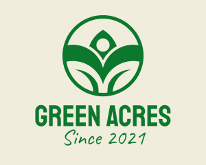 Farmer - Green Nature Farmer logo design