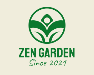 Green Nature Farmer logo design