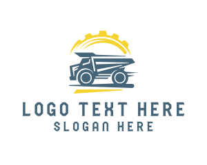 Machinery - Construction Machinery Truck logo design