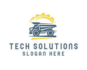 Construction Machinery Truck Logo