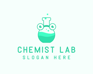 Chemist - Medical Chemist Flask logo design