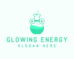 Medical Chemist Flask logo design