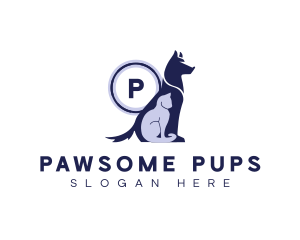 Dog Cat Pet logo design