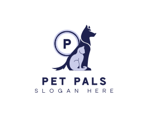 Dog Cat Pet logo design