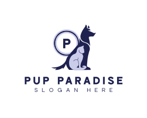 Dog Cat Pet logo design