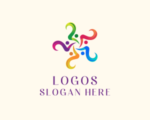 Humanitarian - People Group Connect logo design