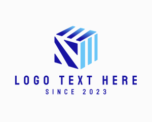 Programmer - Digital Technology Cube logo design