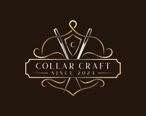 Elegant Sewing Needle logo design