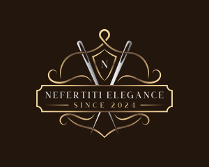 Elegant Sewing Needle logo design