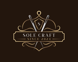 Elegant Sewing Needle logo design