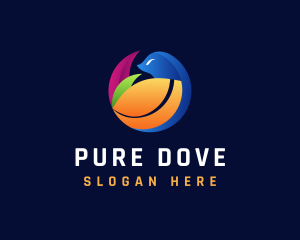 Dove - Bird Dove Animal logo design