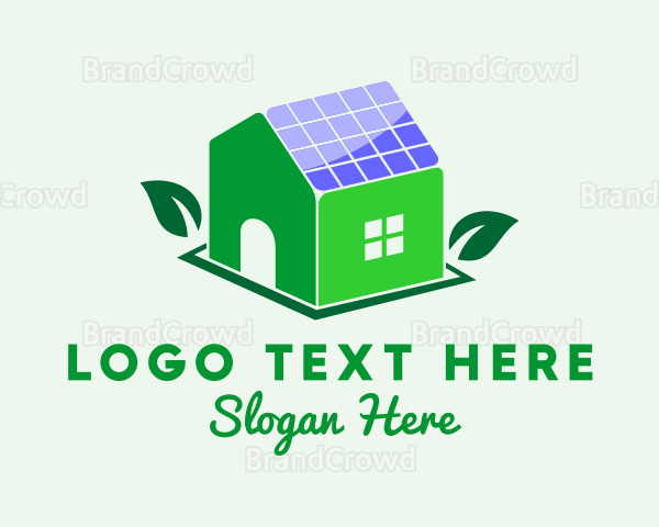 Solar Panel House Logo